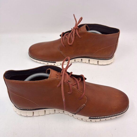 Cole Haan Zerogrand Chukka Boot Brown Tan C35593 Mens 9.5 M main image 4